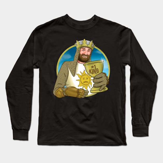 King Number 1 Long Sleeve T-Shirt by MarianoSan